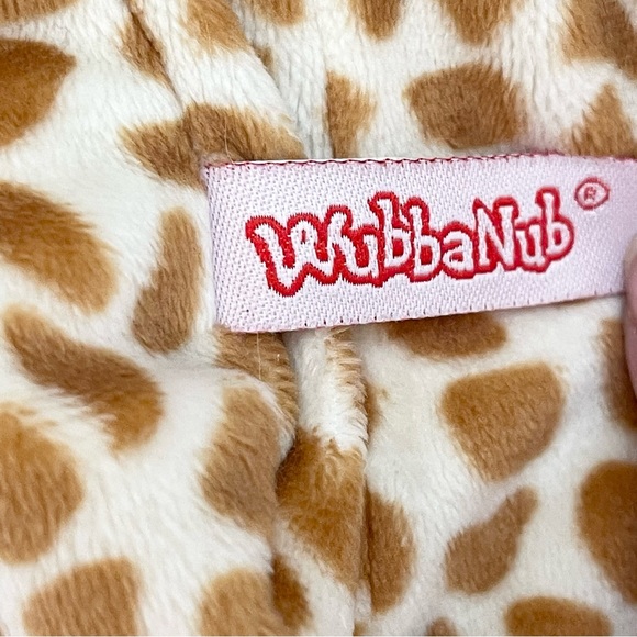 Giraffe Lovey Rattle, Security Blanket, Stuffed Animal, Blankie Toy, WubbaNub - Picture 5 of 5